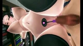 Aoi Wedi Ecchi Swydd Mewn Siop Lyfrau