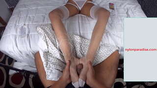 Cum ar neilon gwadnau traed